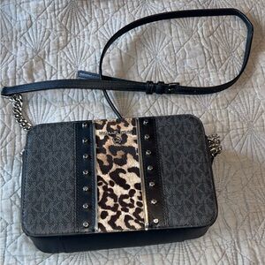 Michael Kors leopard crossbody